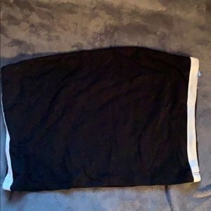 black tube top